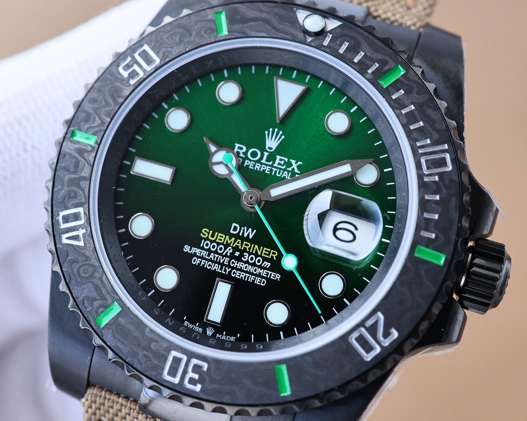 Rolex DIW Submariner PARAKEET new custom SUB water ghost