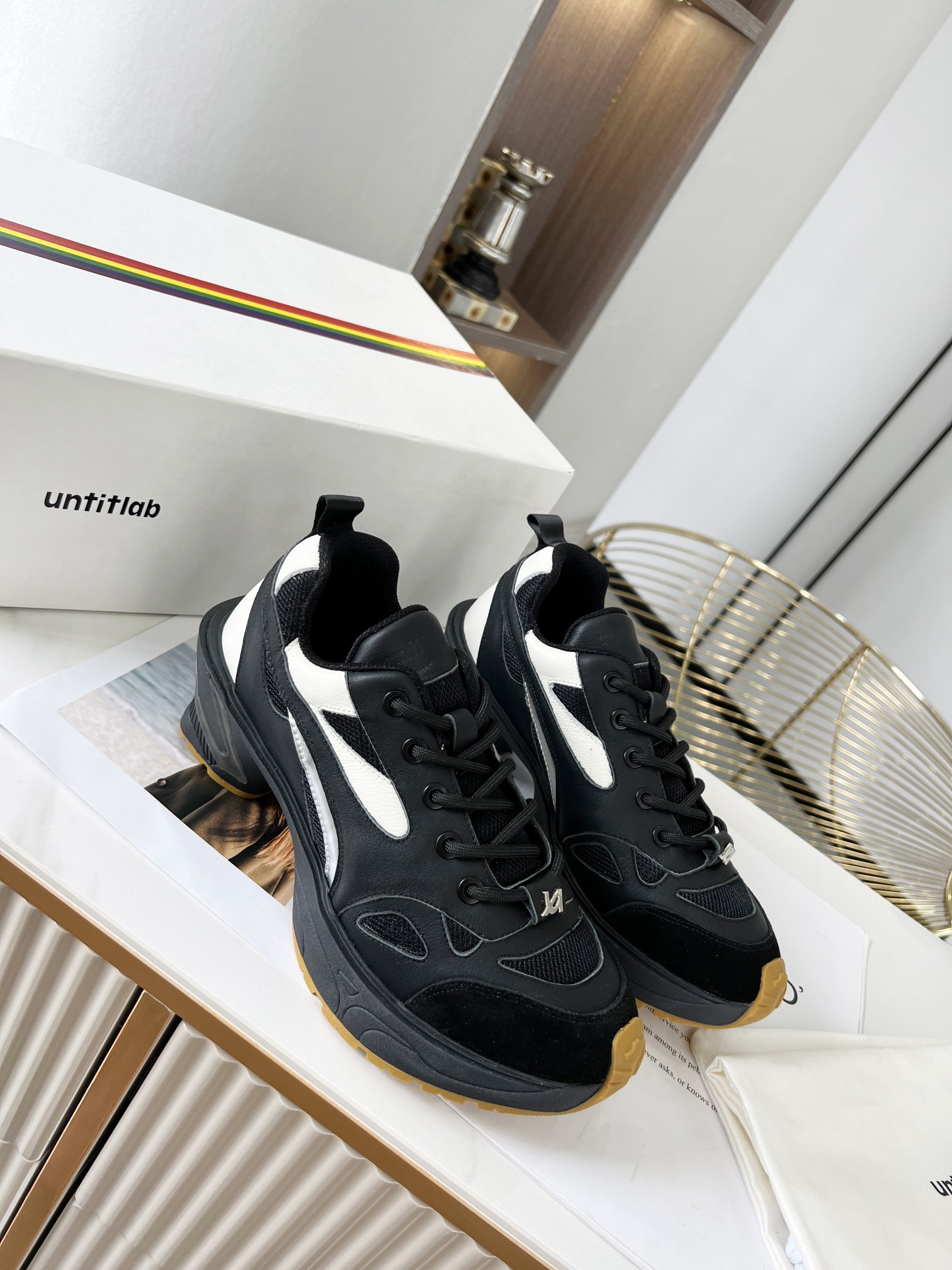 Untitlab 𝟐𝟎𝟐𝟐/𝐒𝐒 𝐧𝐞𝐰  Early spring capsule series of high-heeled sports sneakers sneakers can also be very fashionable