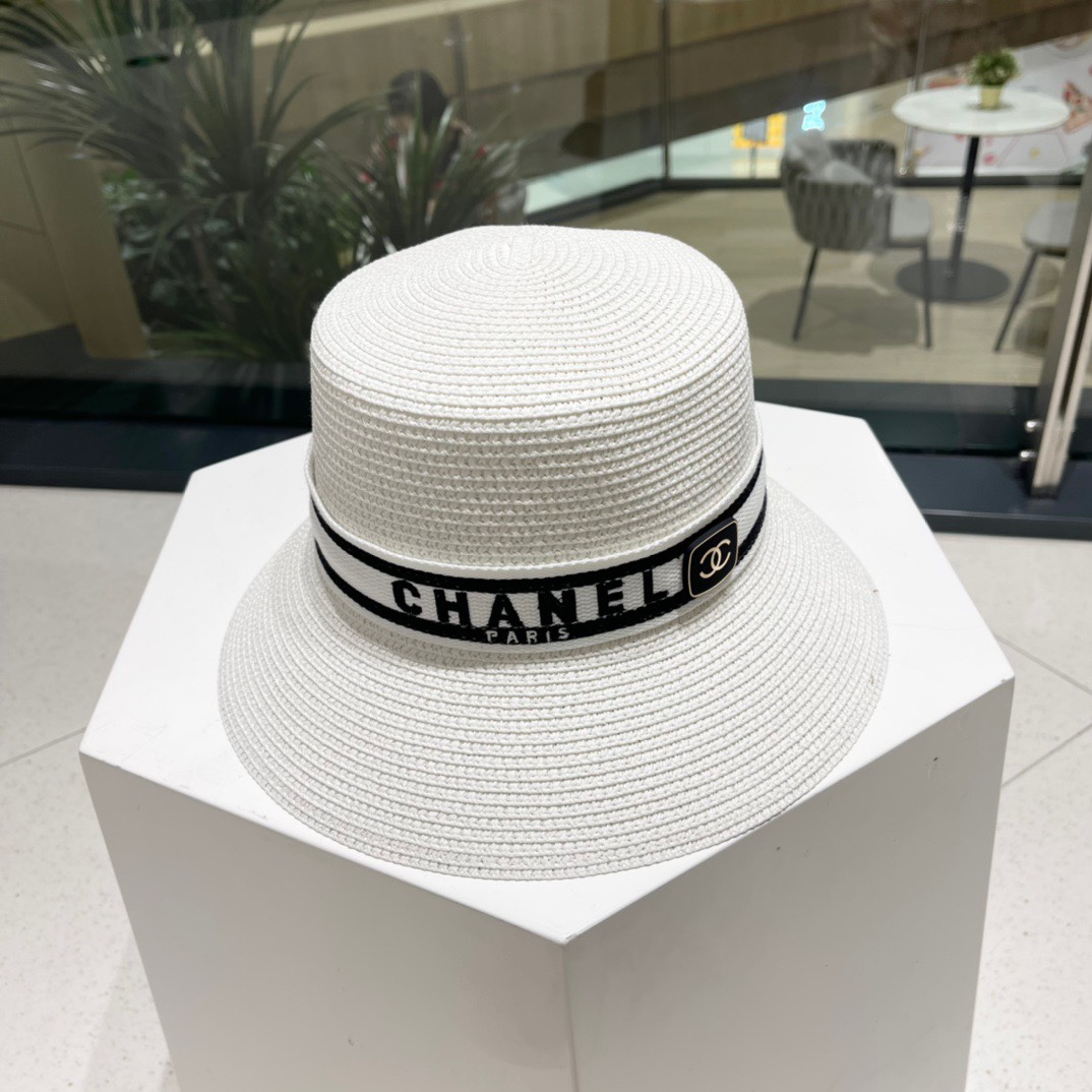Chanel 2023 summer new straw hat