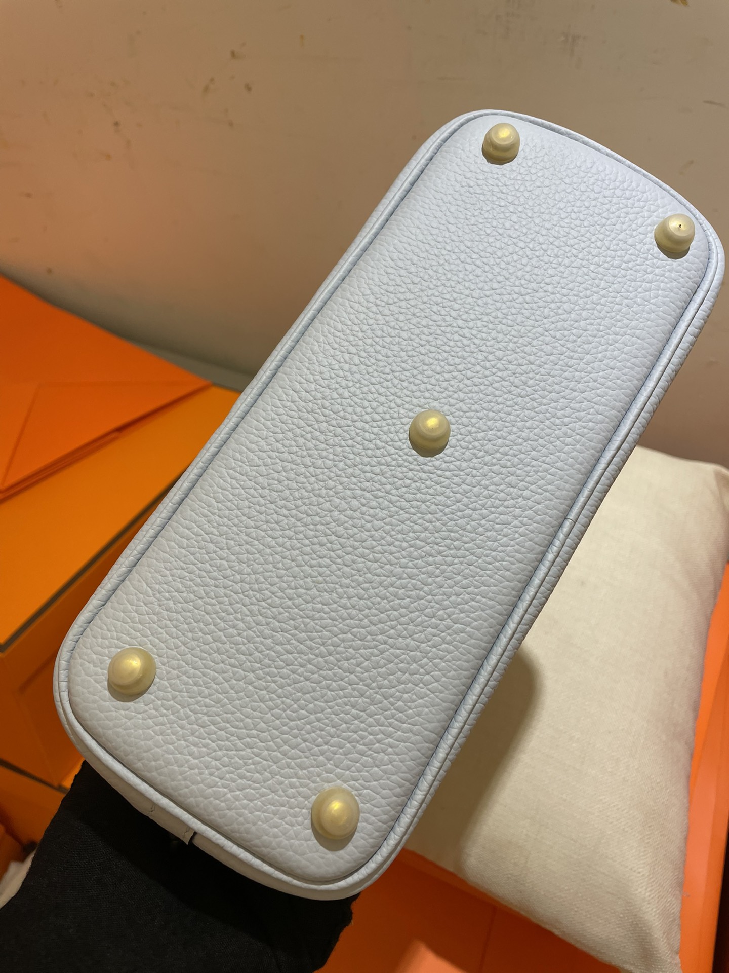 Bolide 25cm original imported TC leather Holy Grail blue gold buckle