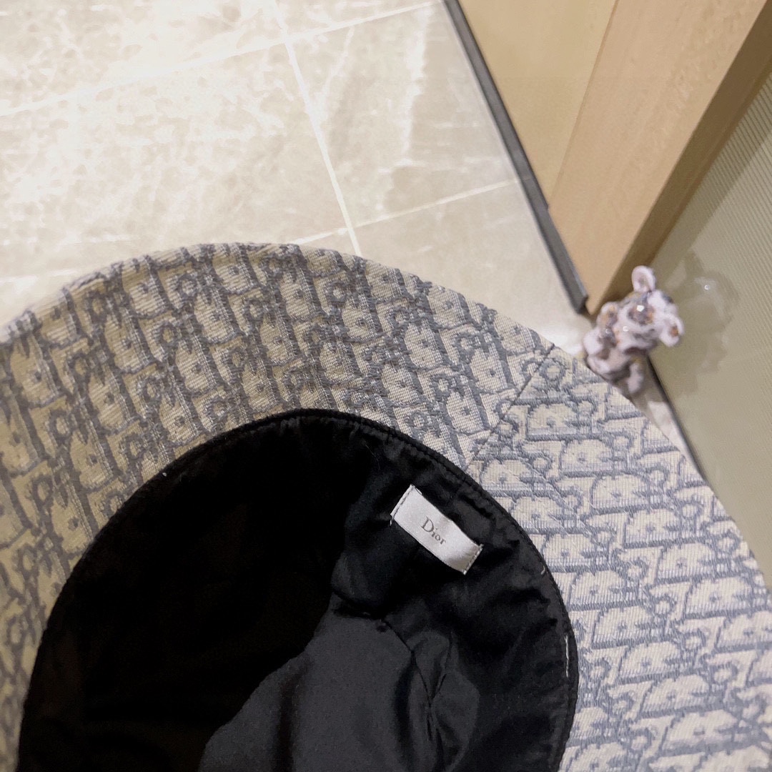 [DIOR Dior] 2023 spring and summer classic old flower fisherman hat