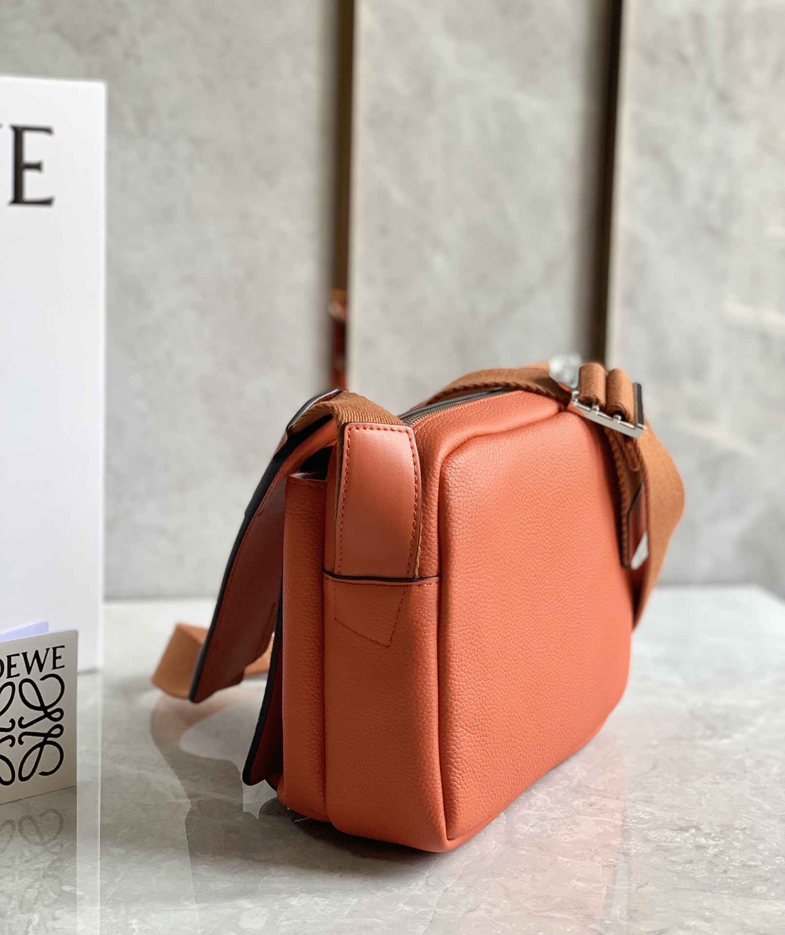 LOEWE latest military messenger bag