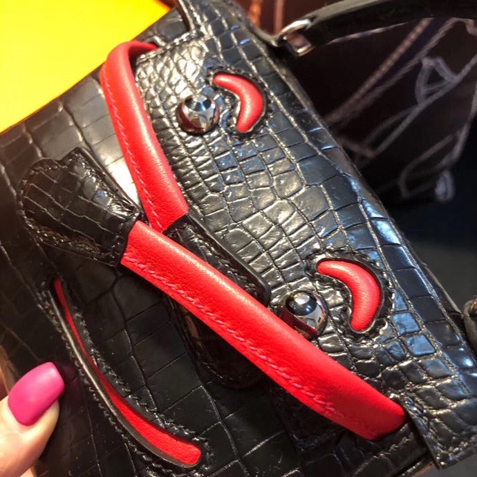 kelly doll  American crocodile top craftsmanship wax thread hand sewing