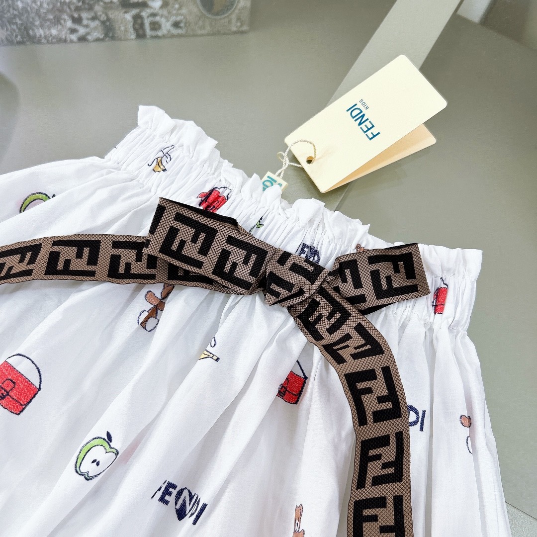 Fendi 2024 new girls skirt suit