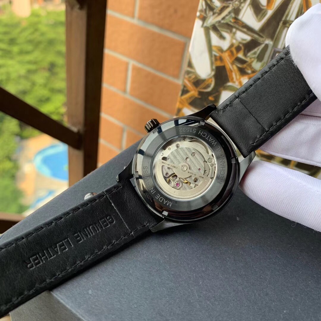 Breitling-Built-in Citizen 821A movement Sapphire scratch-resistant crystal Top layer calfskin strap