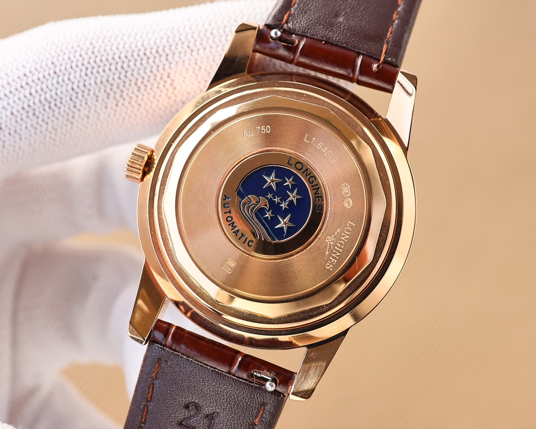 Longines men's three needles with calendar super luminous