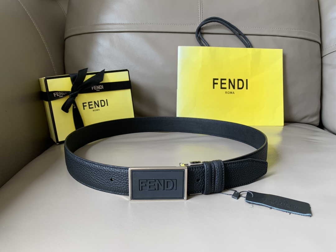 FENDI men's casual reversible belt