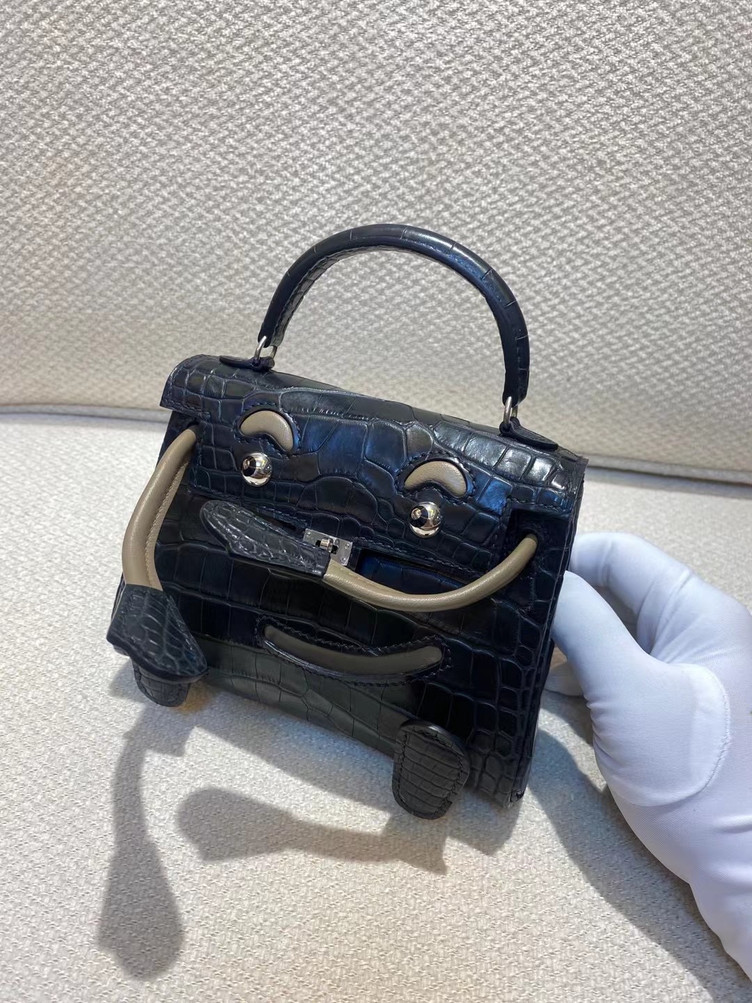 kelly doll  American crocodile top craftsmanship wax thread hand sewing