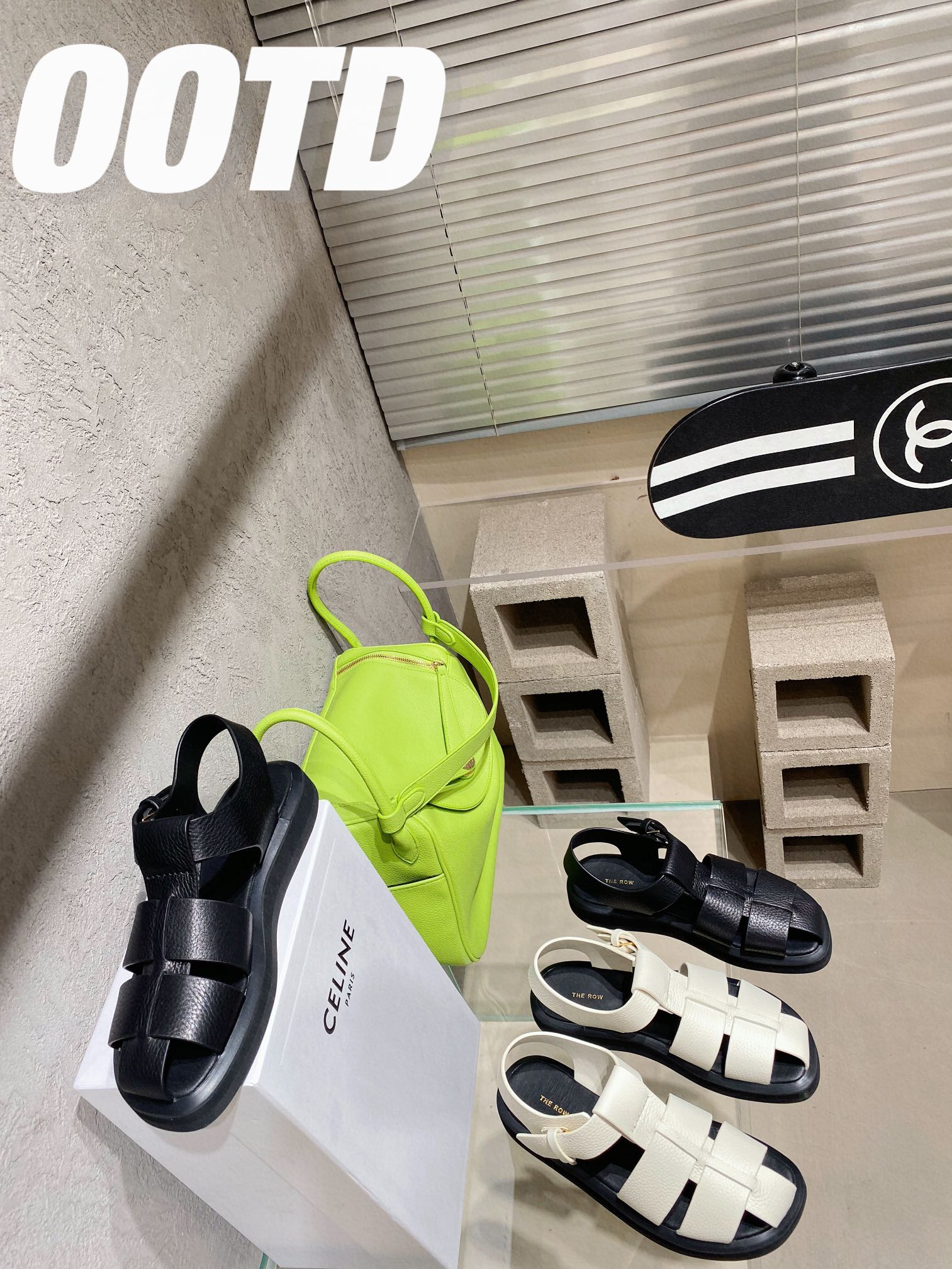 THE ROW Baotou Roman sandals, super soft calfskin thickness of about 40mm