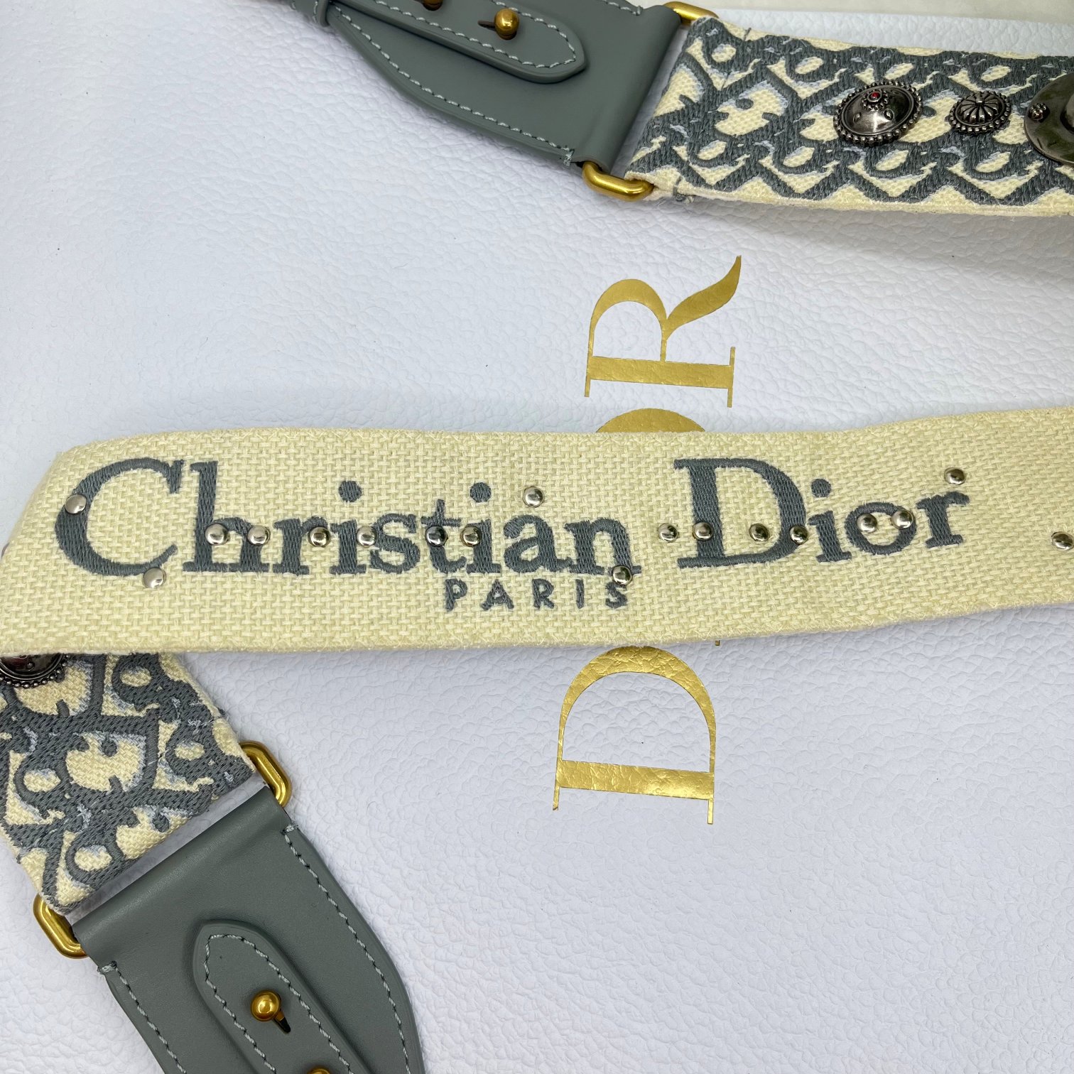 Dior rock grey Roman shoulder strap