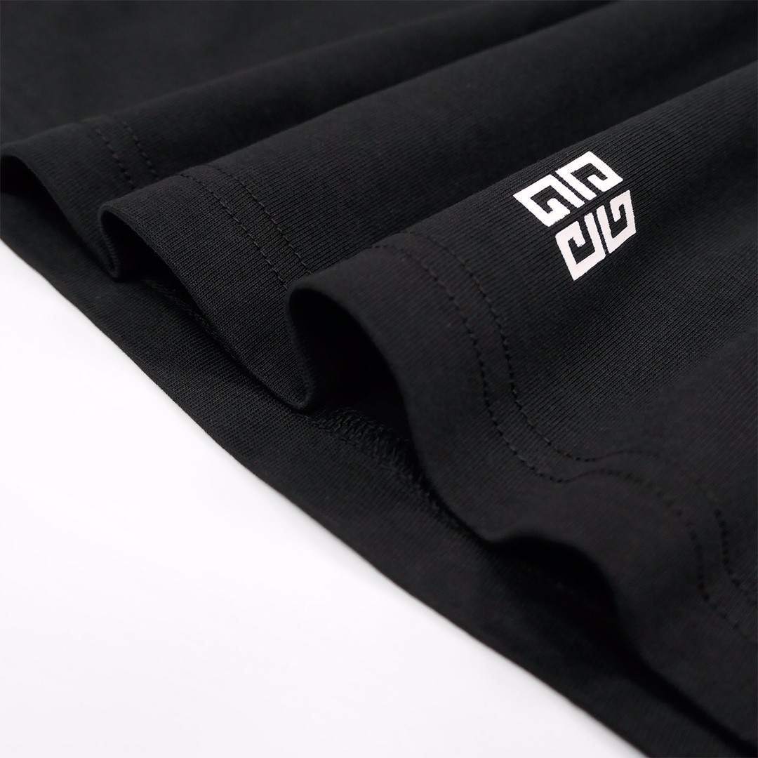 Givenchy 2024ss new summer feather print t-shirt