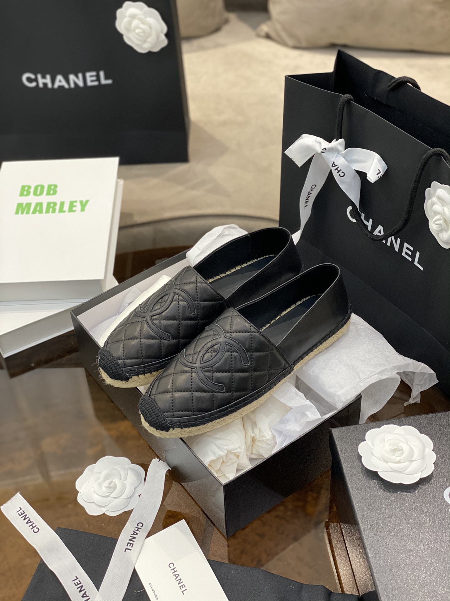 CHANEL fisherman shoes Chanel classic version of the original injection of rubber translucent rubber original color hemp sole