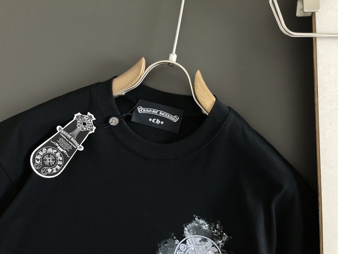 Chrome Hearts Daub print blended with light embroidery t-shirt