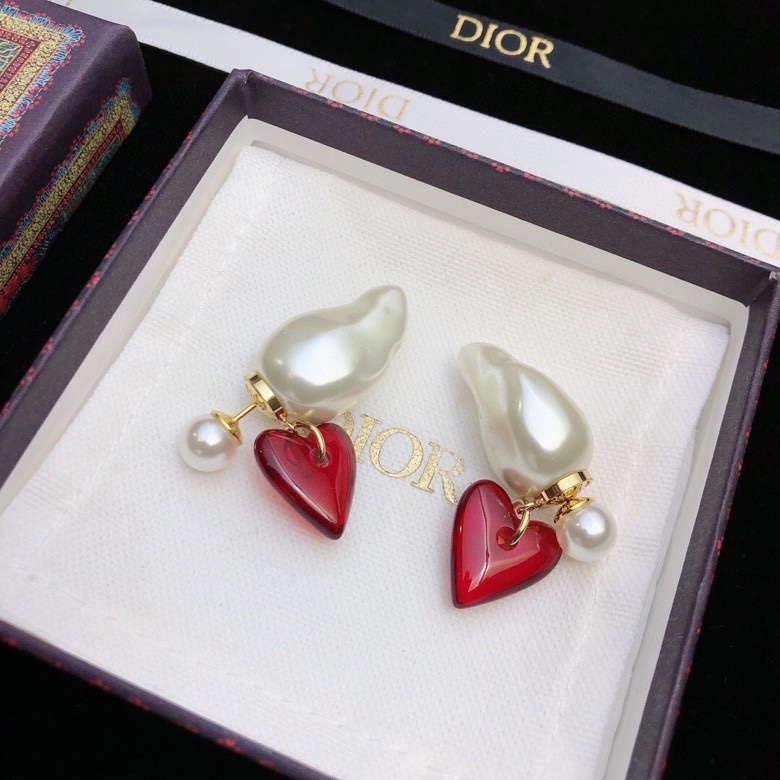 Dior stud earrings