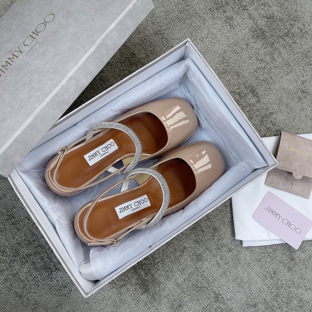 Jimmy Cho*o Chunky Heel Mary Jane