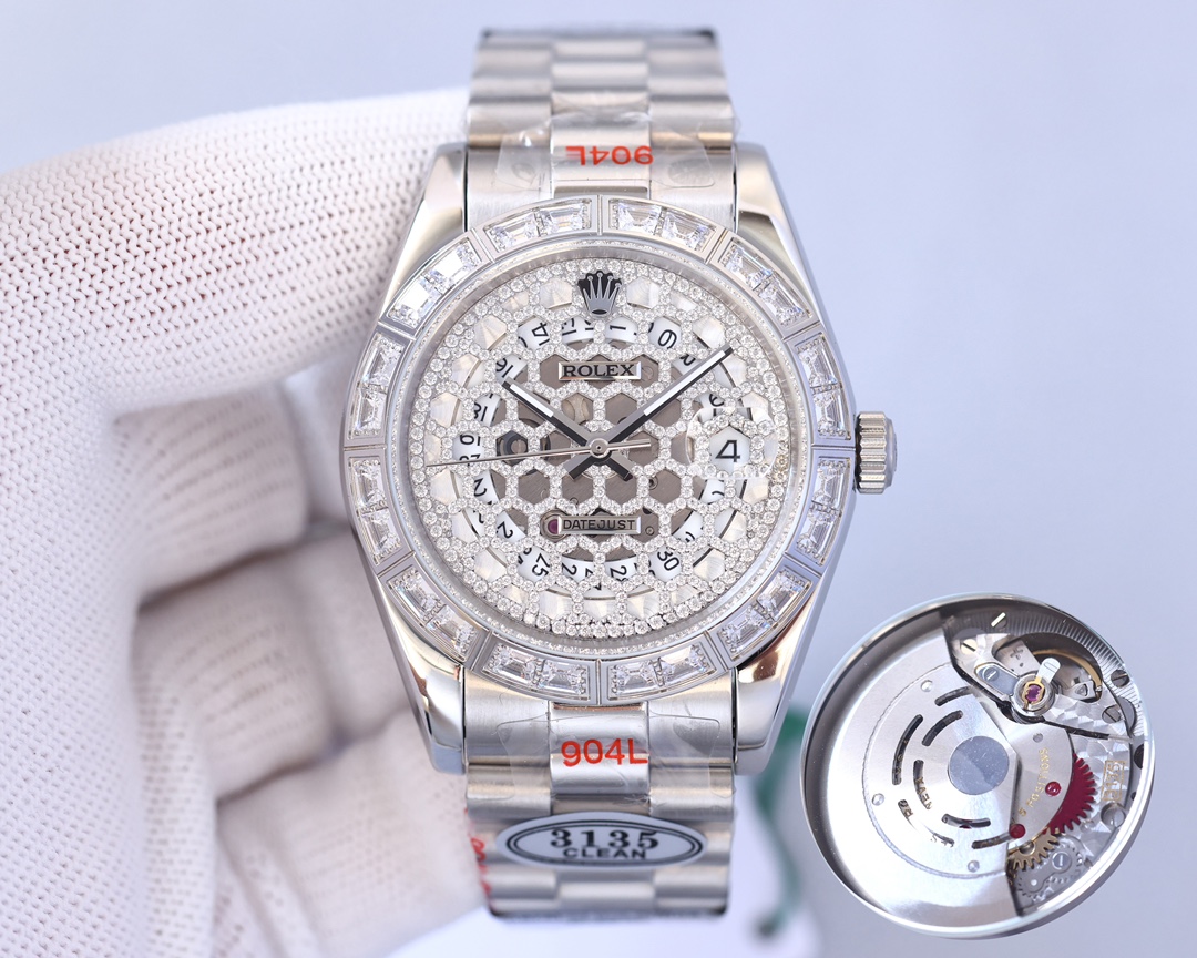 Rolex is equipped with a fully automatic 3135 imported mechanical movement
