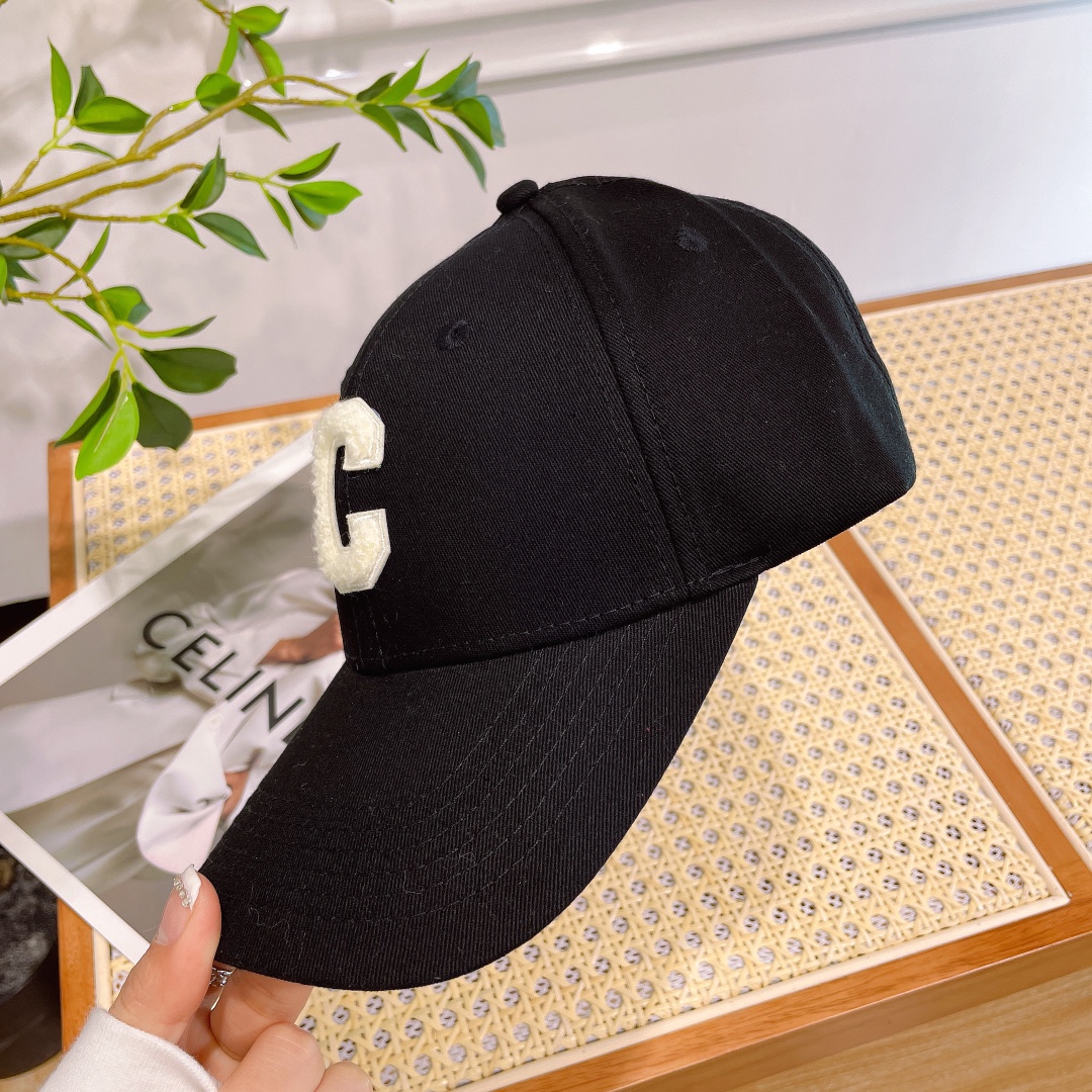 [CELINE] 2023 spring and summer new simple baseball cap
