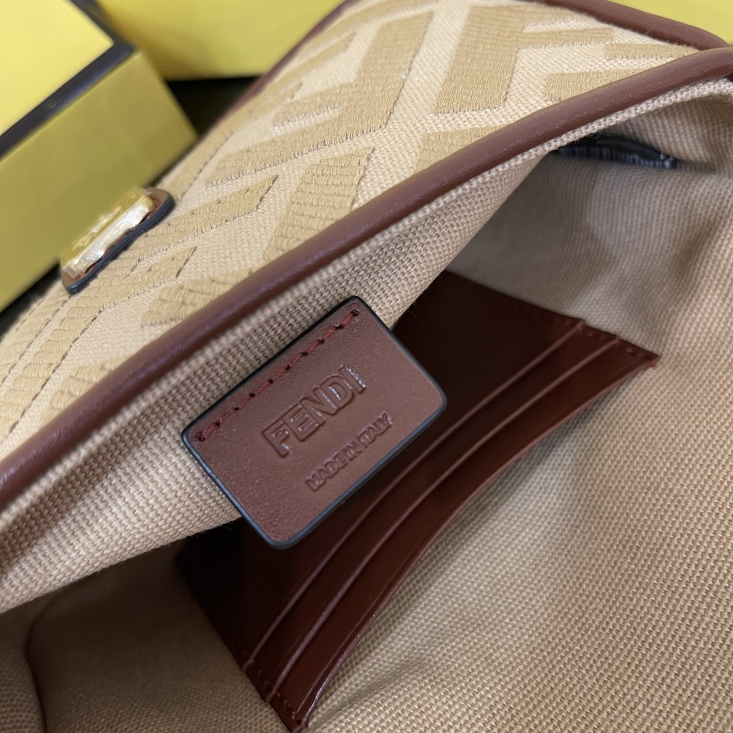 FENDI Small 2020 Latest Baguette Denim F Logo Collection