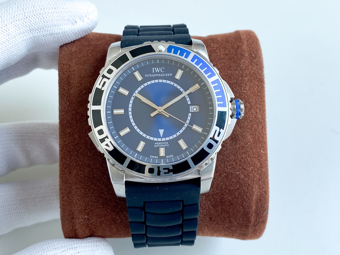 IWC- Fine men's watches Imported Citizen mechanical movement, top 316 stainless steel case and strap