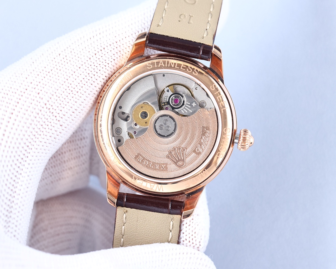 Rolex fashion women's watch simple three needles super luminous at night 💕Unique 3⃣️ character calendar