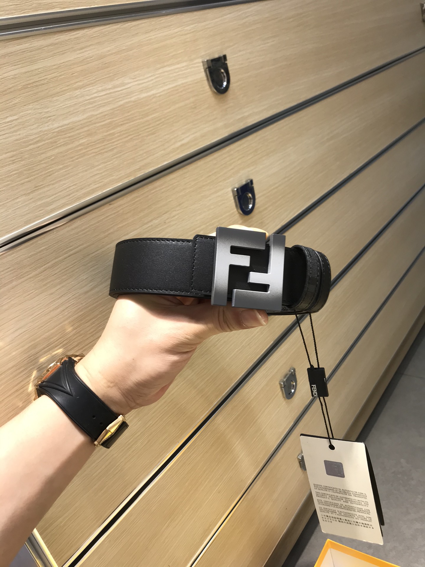 FENDI original rivet buckle