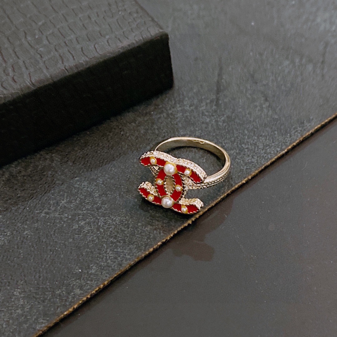 CHANEL🇫🇷Xiaoxiang simple retro pearl ring