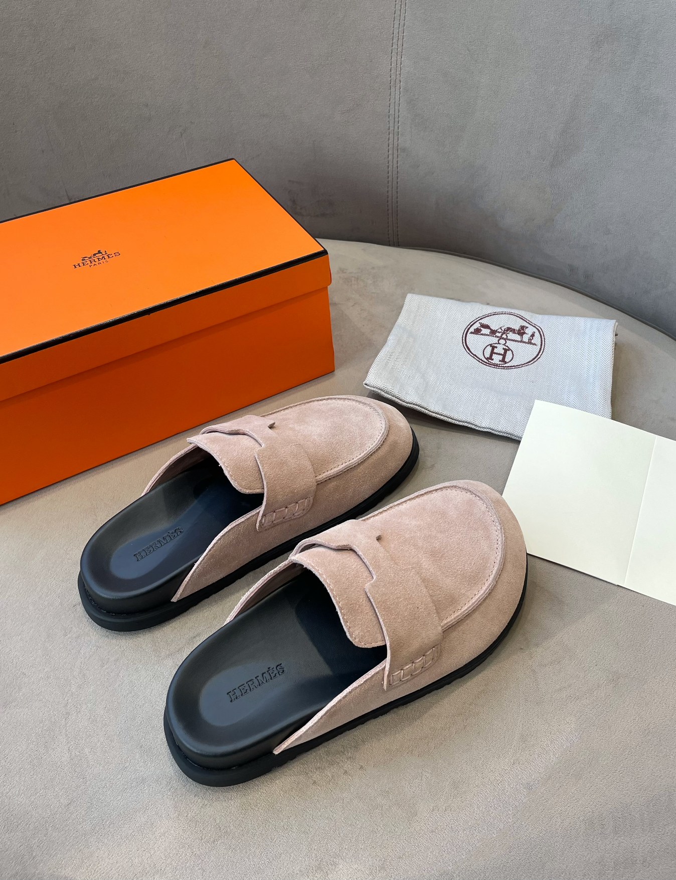 Hermes Birkenstock Mules