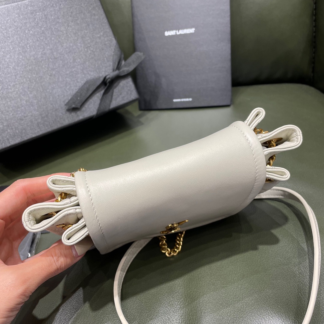 SAINT LAURENT 【𝐌𝐢𝐧𝐢 𝐍𝐨𝐥𝐢𝐭𝐚】672738 original leather.JD