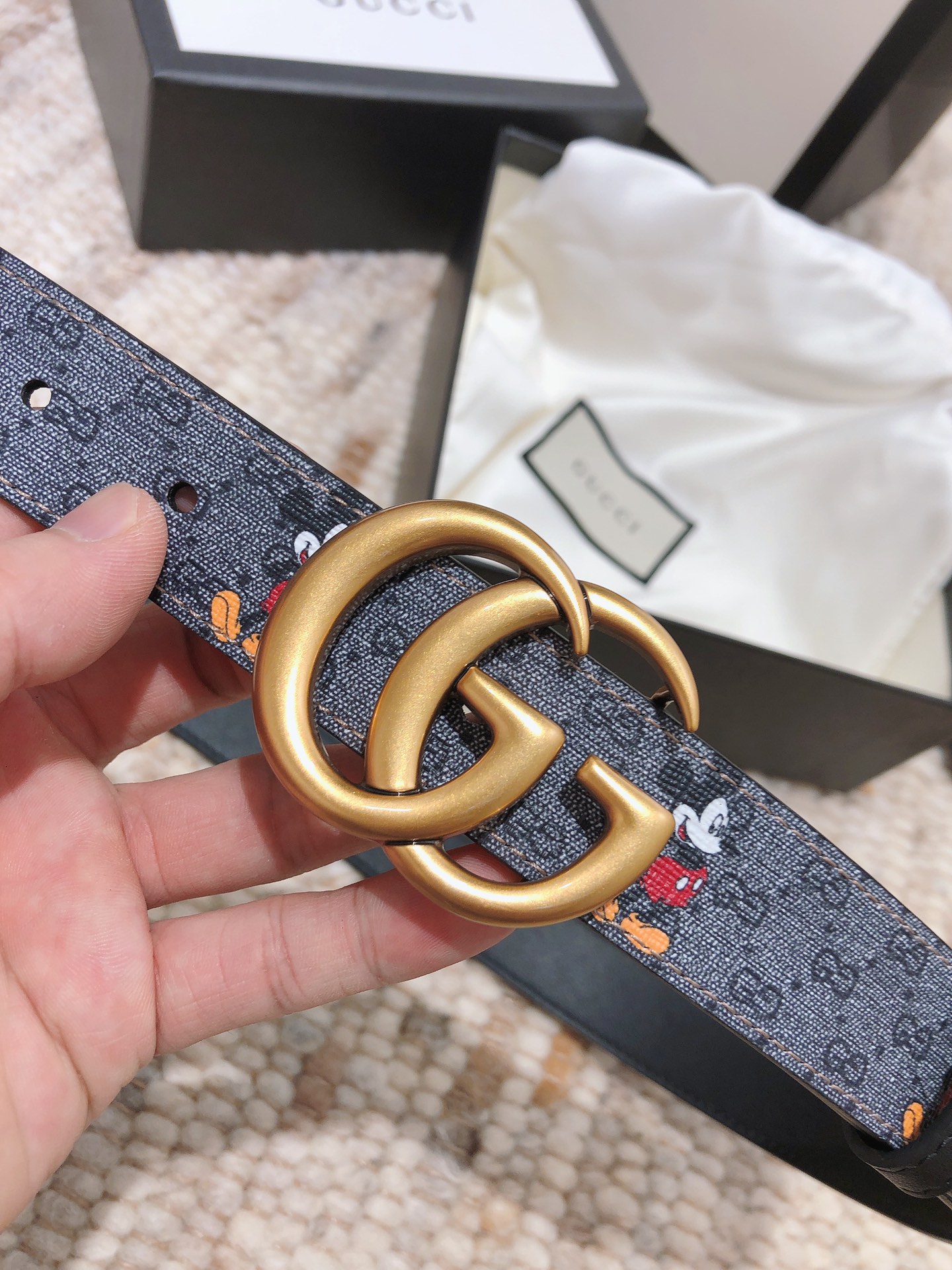 GUCCI 2020 Mickey Limited Edition Early Spring New Ace Series