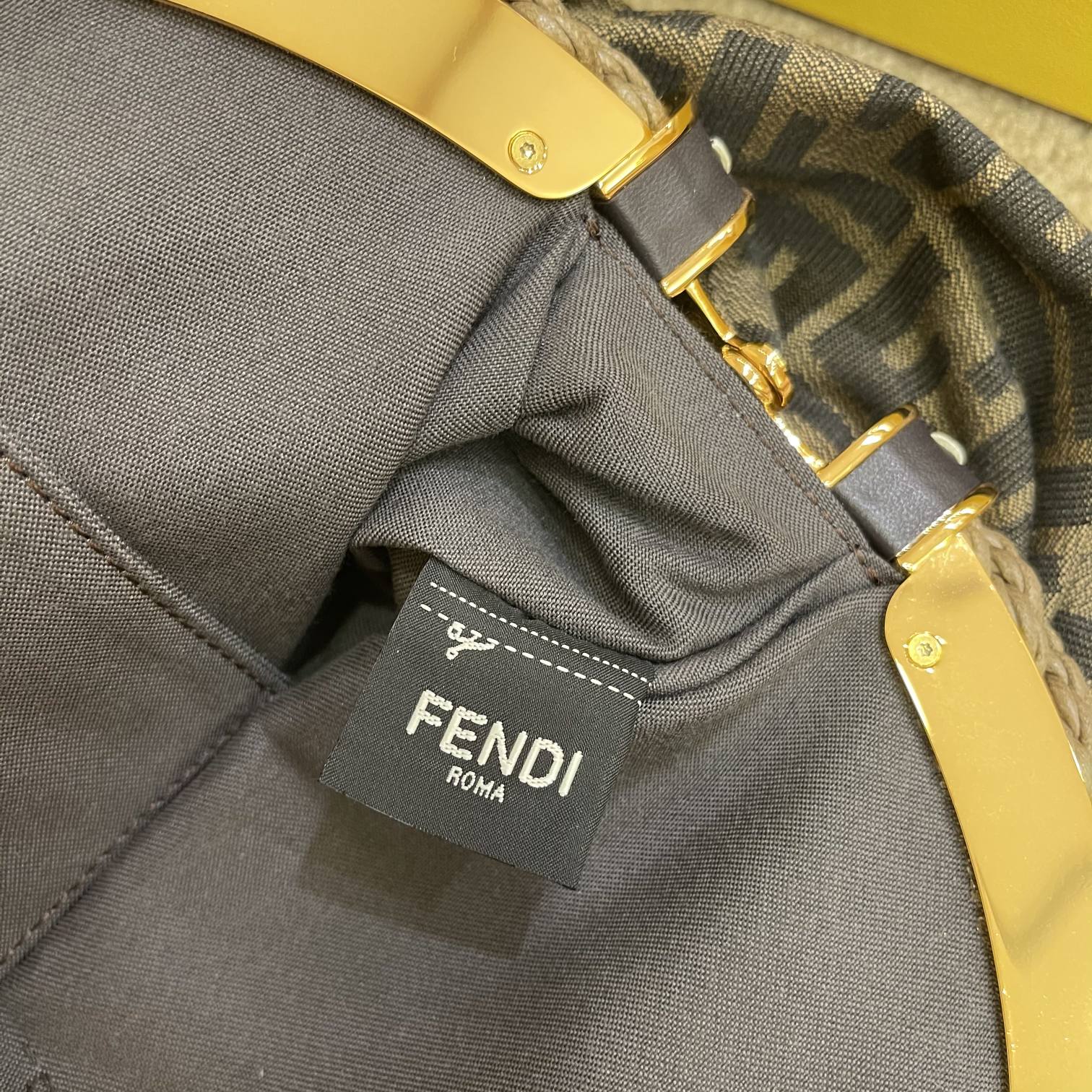 FENDI's latest Shell Dumpling Cloud Clutch Bag