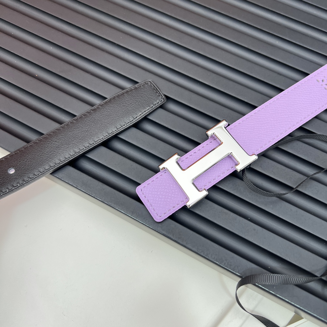 Hermes Reversible Belt in Swift and Epsom Calfskin