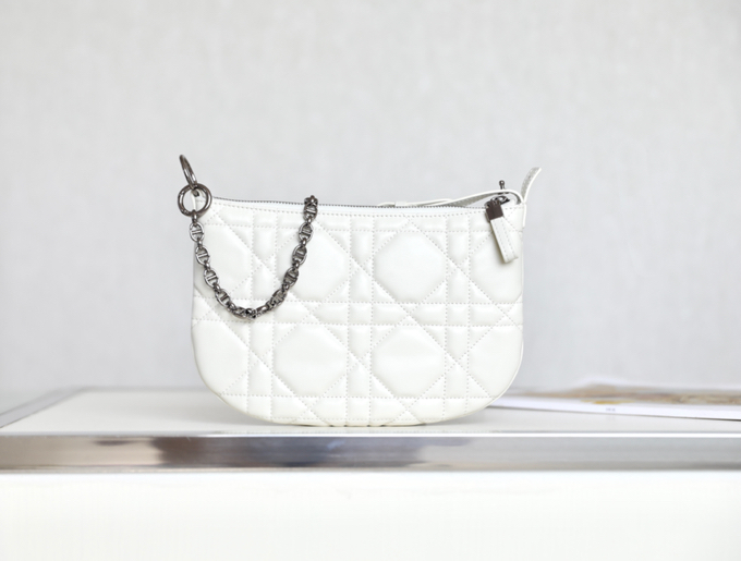 Dior Mini Tulip Bag White