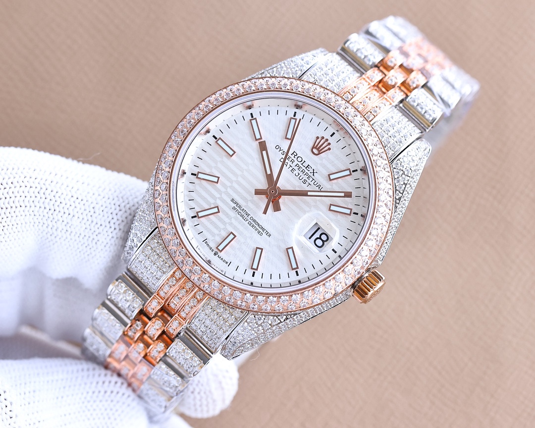 Rolex full diamond model