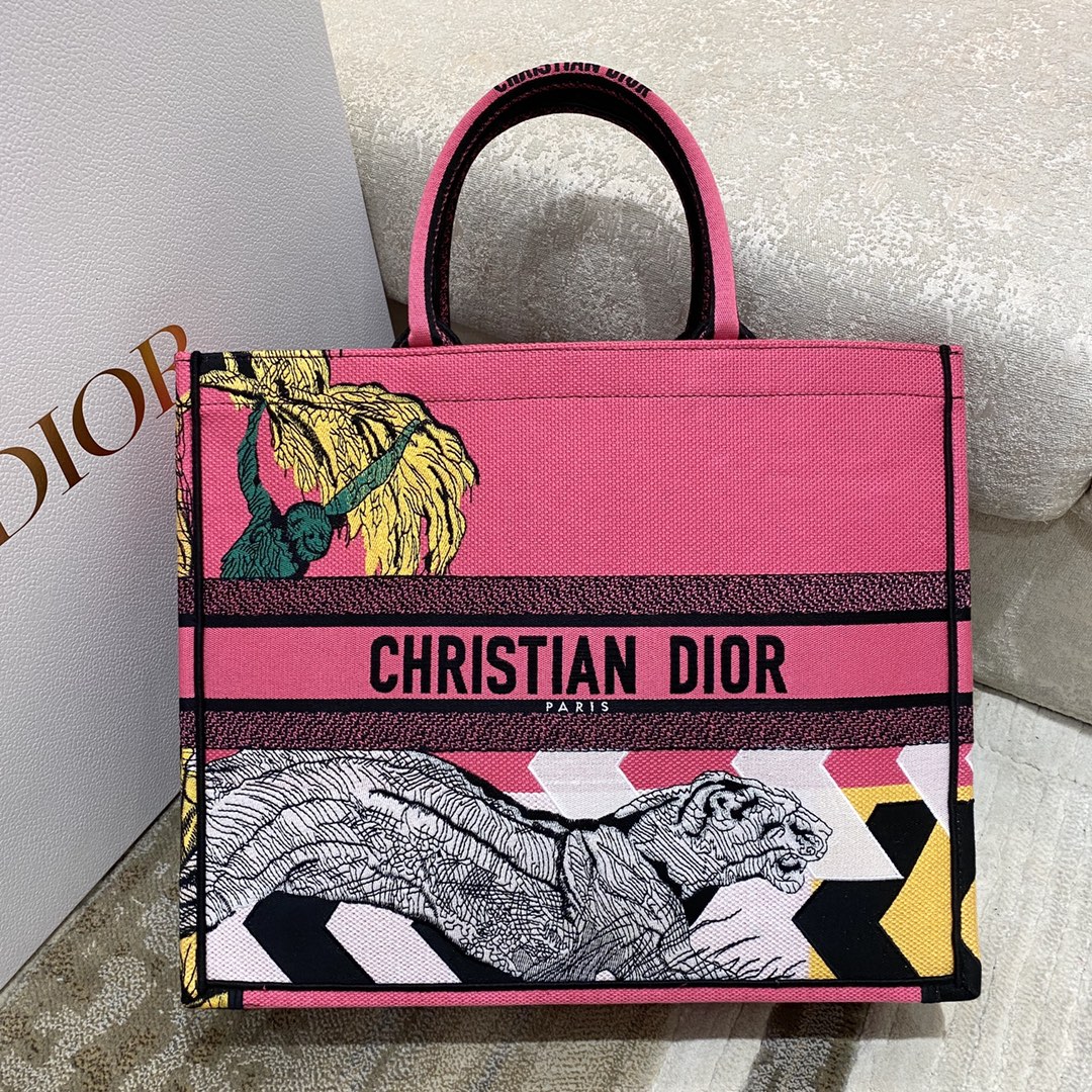 DIOR TOTE Colorful Jungle Collection