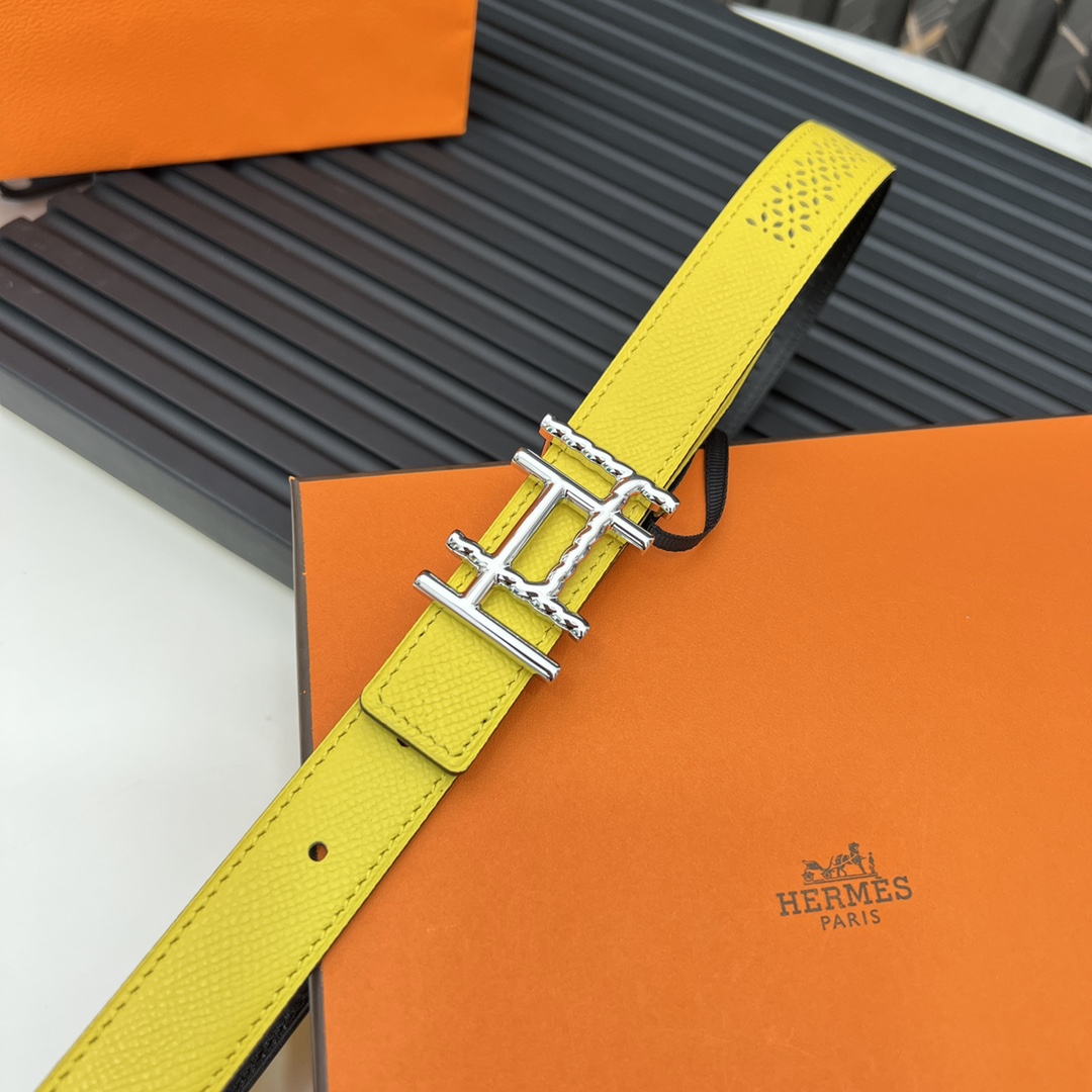 Hermes Reversible Belt in Swift and Epsom Calfskin