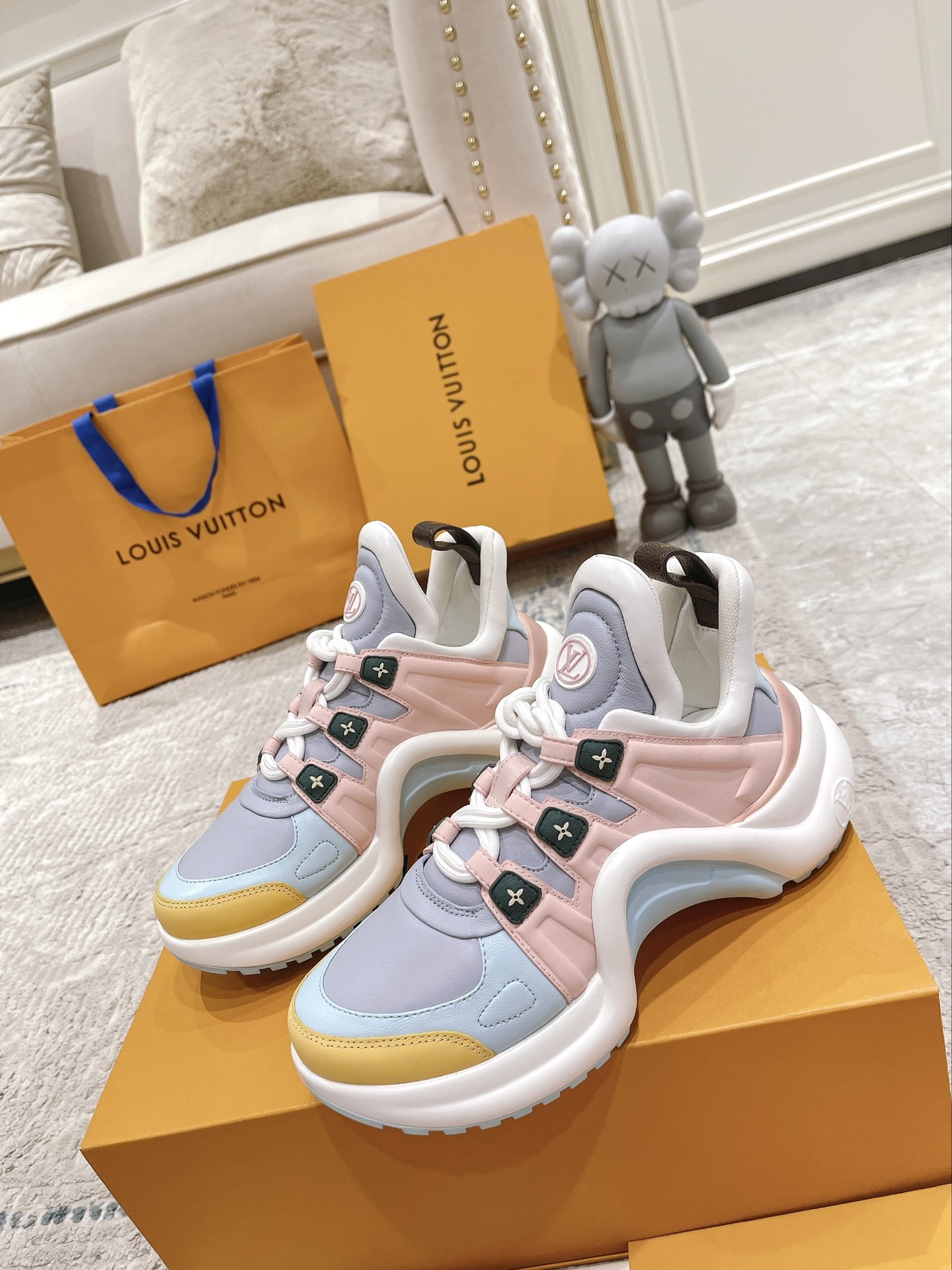 Louis Vuitton Archlight Donkey Brand Louis Vuitton Casual Sports Dad Shoes