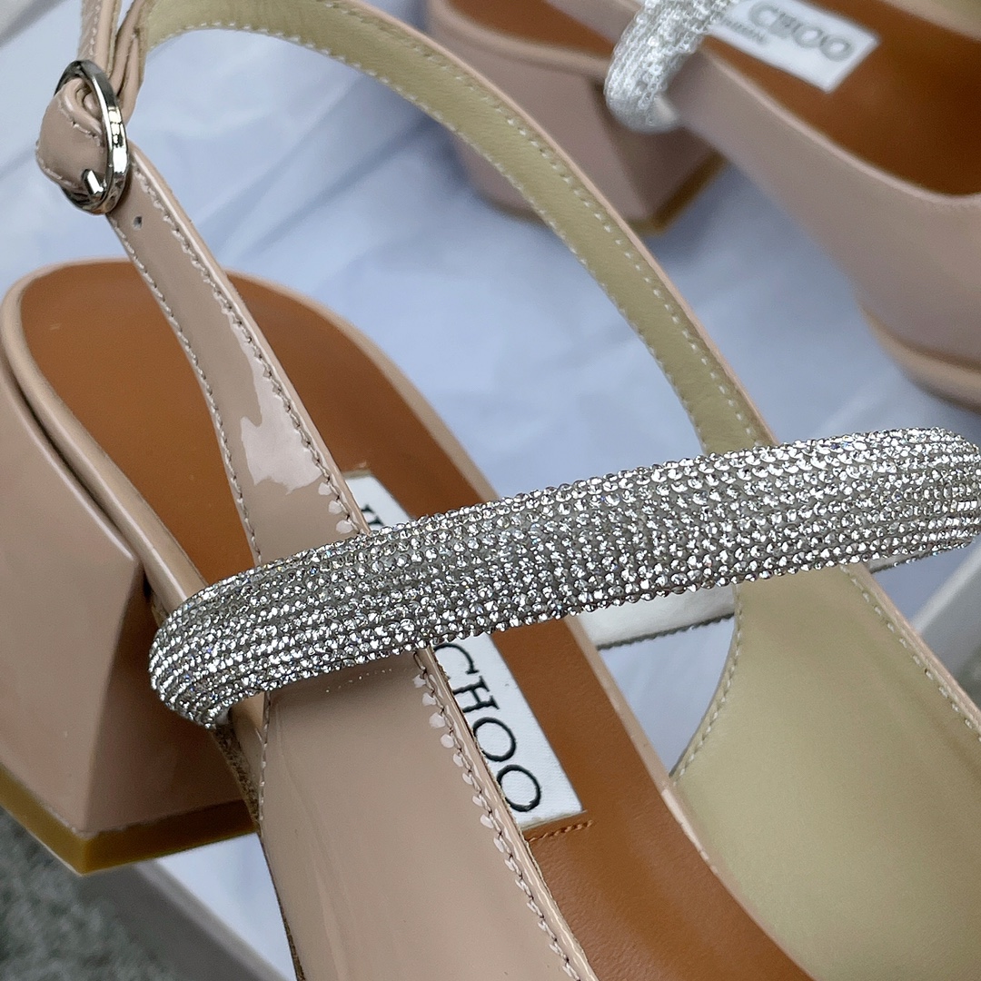 Jimmy Cho*o Chunky Heel Mary Jane