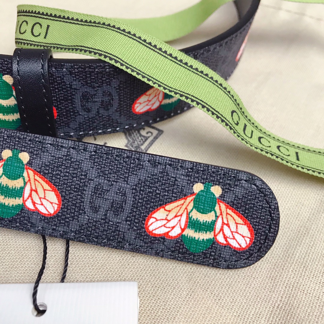 GUCCI Double G Buckle Narrow Belt