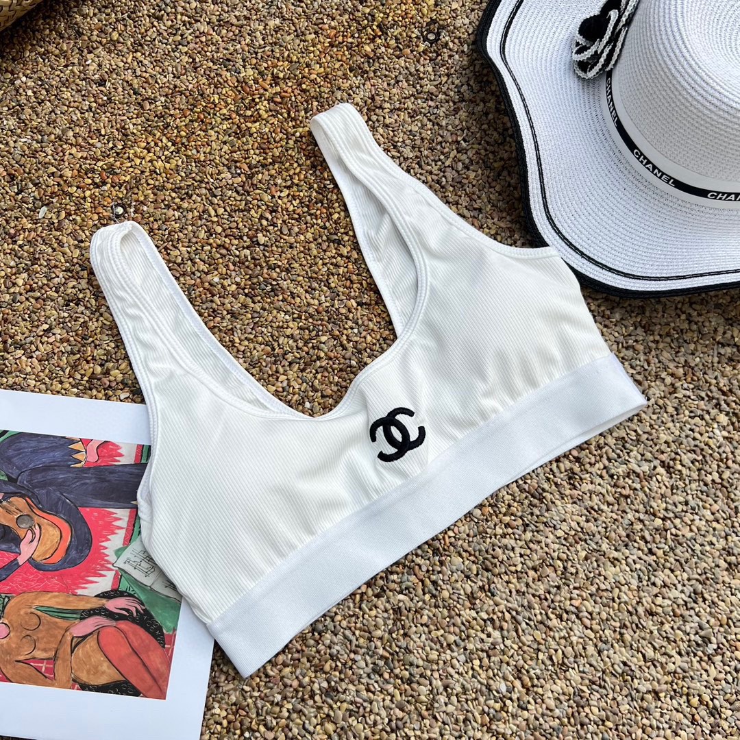 Chanel new split swimsuit