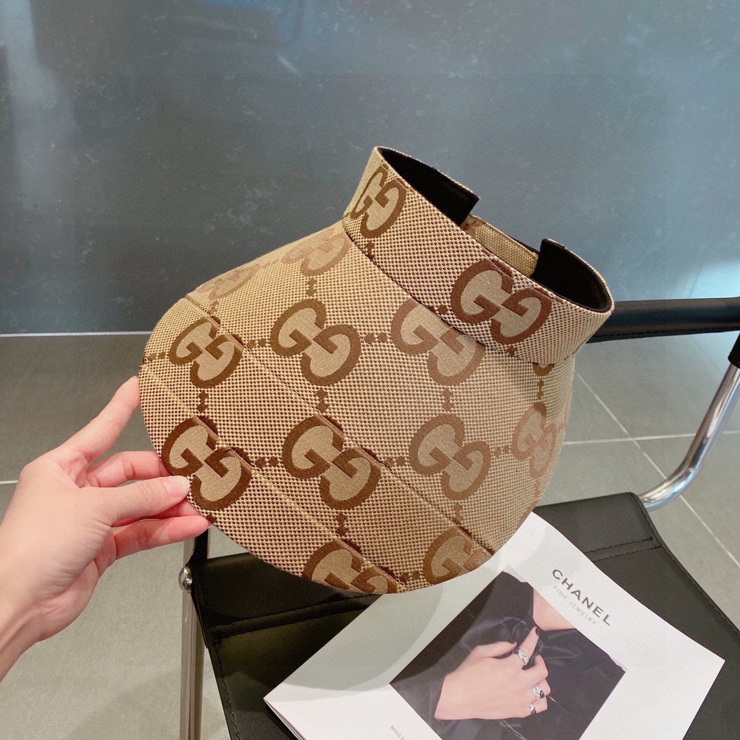 GUCCI foldable empty top visor