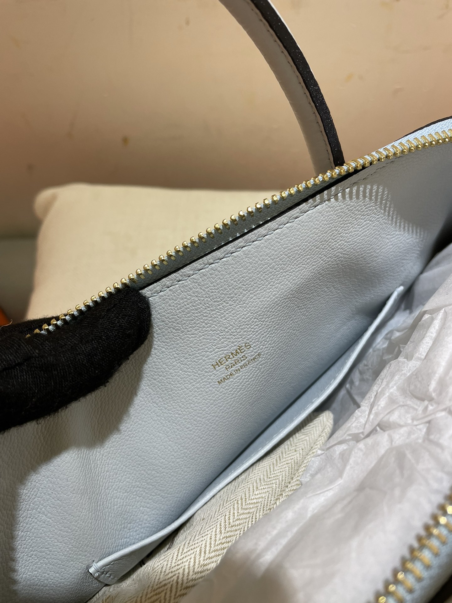 Bolide 25cm original imported TC leather Holy Grail blue gold buckle