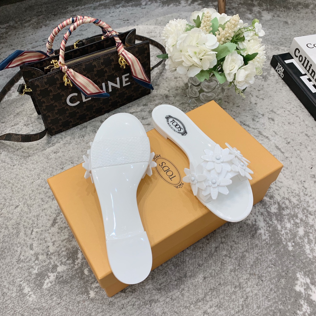 TOD'S 𝙏𝙊𝘿𝙎 2021 summer classic explosive new fabric counter PVC material summer to the beach vacation the best choice