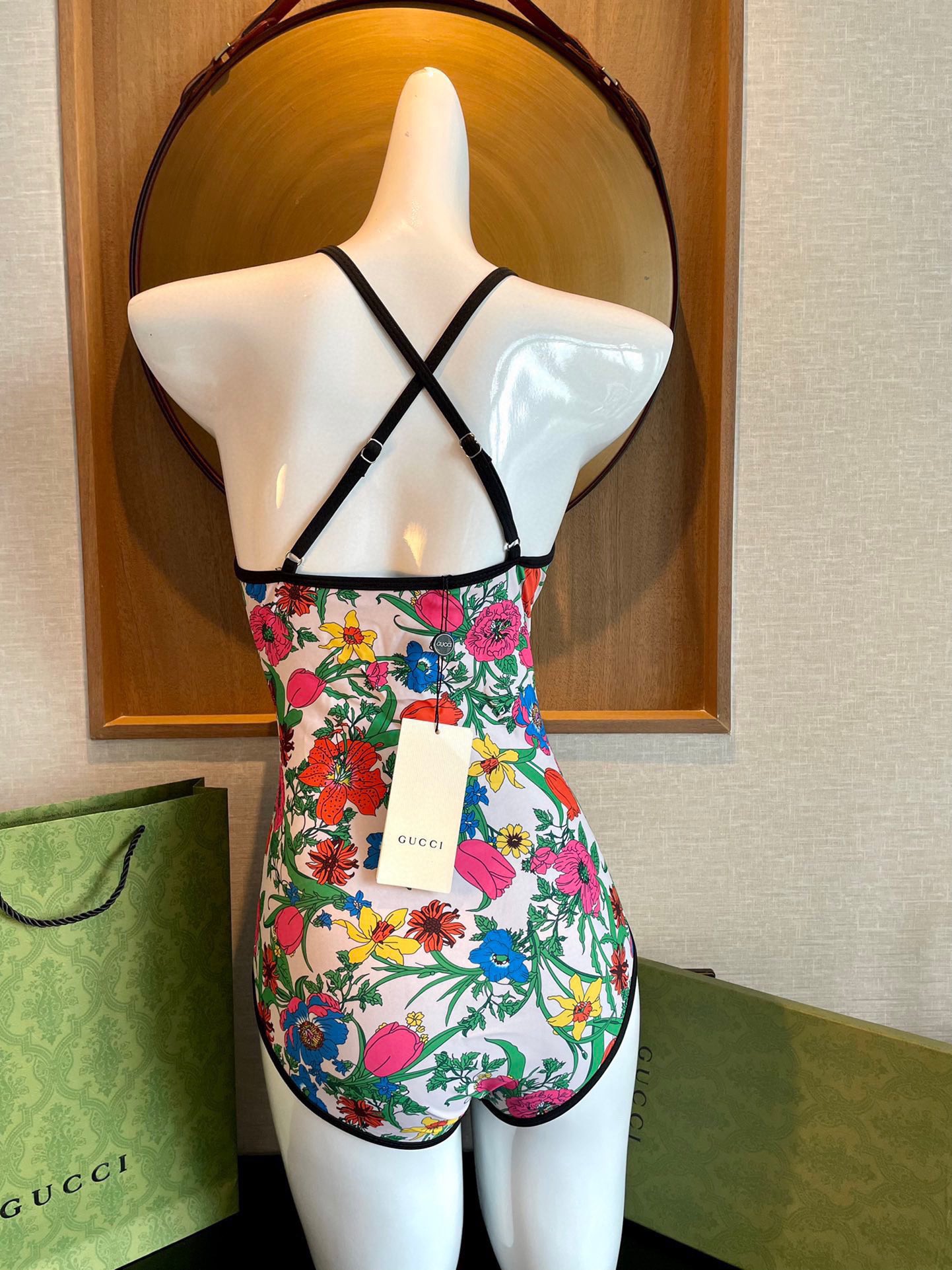 Gucci's new floral one-piece swimsuit