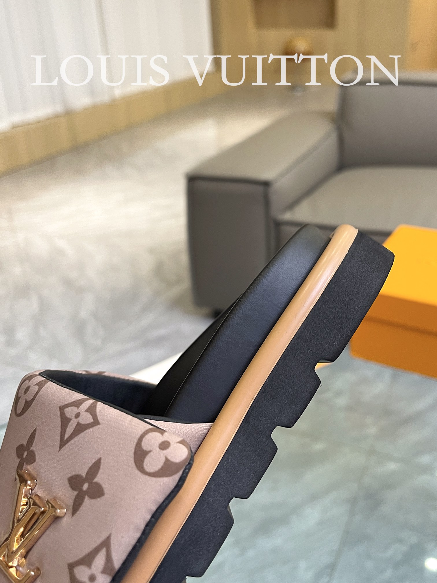 Louis Vuitton 2023 couple models embossed print