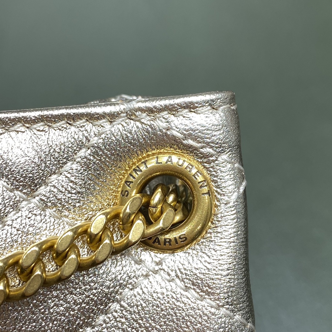 SAINT LAURENT 【𝐌𝐢𝐧𝐢 𝐍𝐨𝐥𝐢𝐭𝐚】672738 original leather.JD