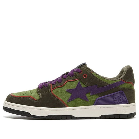 BAPE Bapesta Sk8 ‘Green Dark Purple’ 1G70-191-029