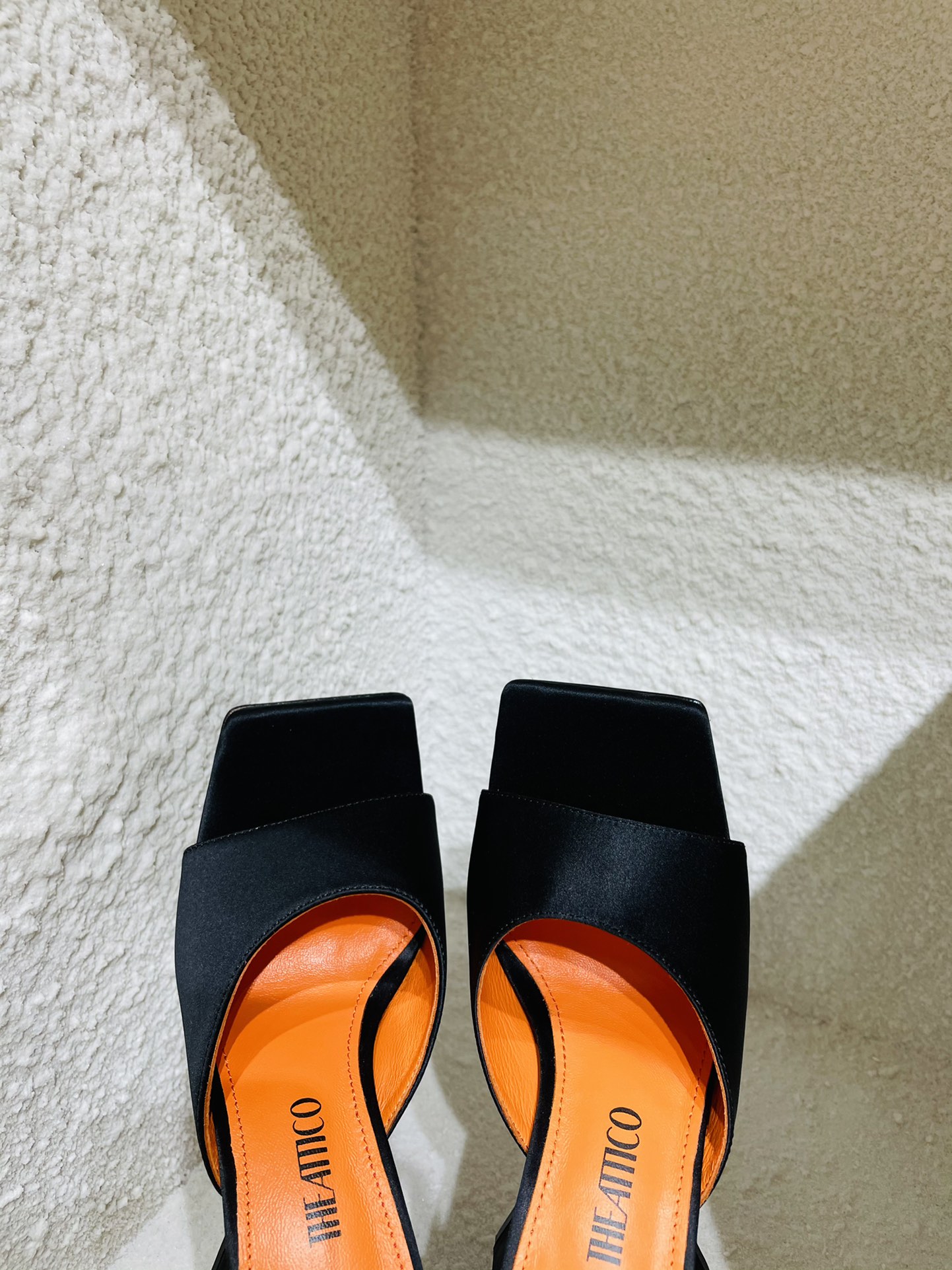 THE ATTICO | 𝟐𝟎𝟐𝟏/𝐒𝐒 𝐧𝐞𝐰 The attico triangle heel sandals lined with sheepskin leather genuine leather outsole