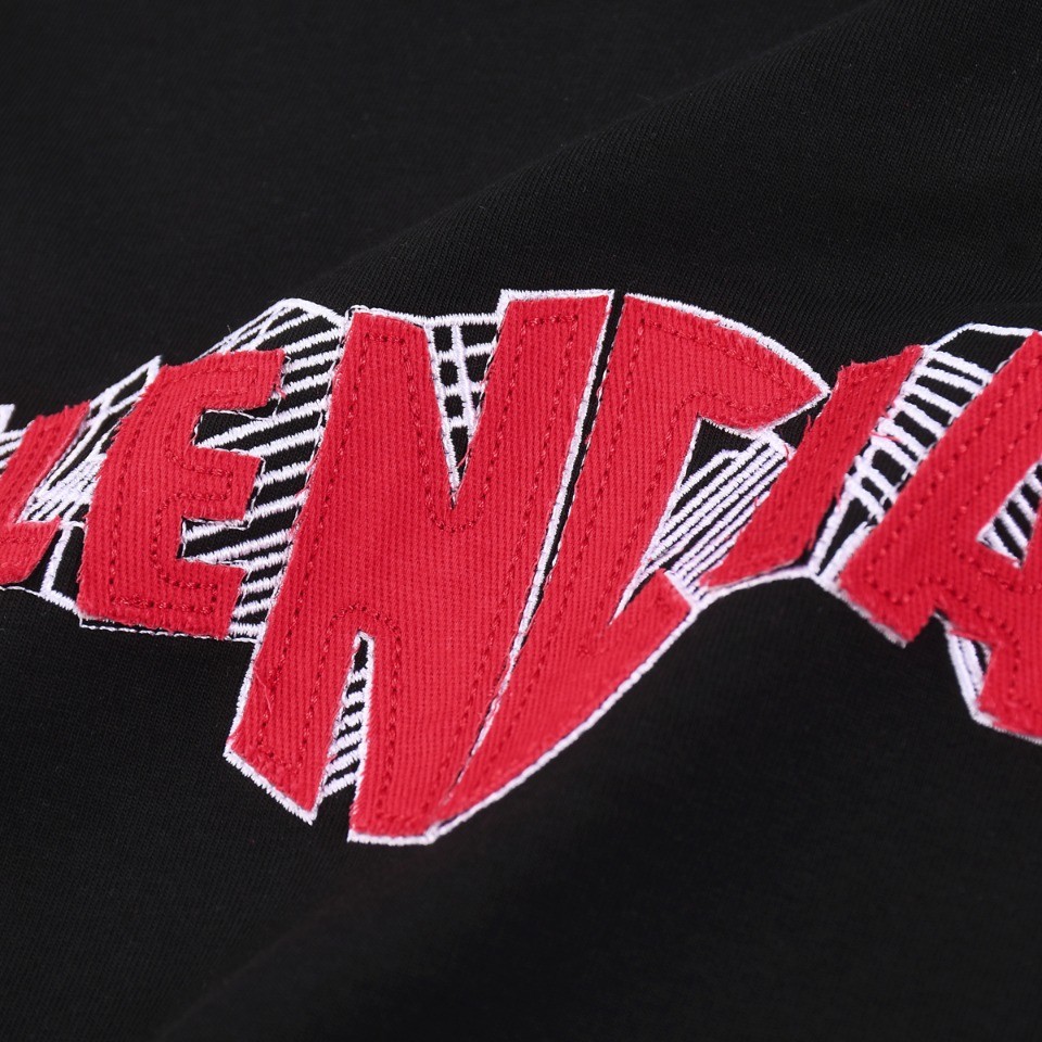 Balenciaga 24s embroidered fabric t-shirt