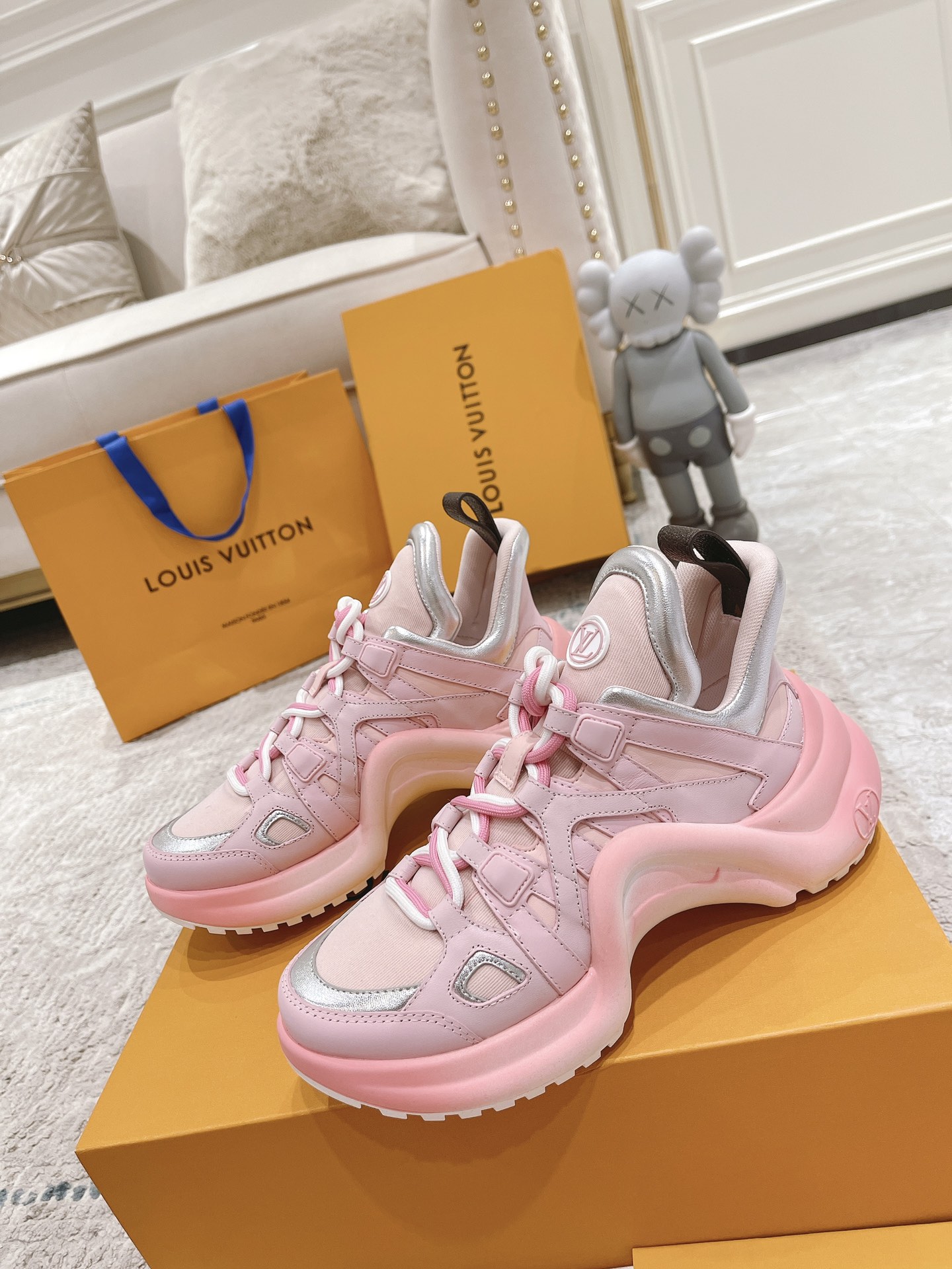 Louis Vuitton Archlight Donkey Brand Louis Vuitton Casual Sports Dad Shoes