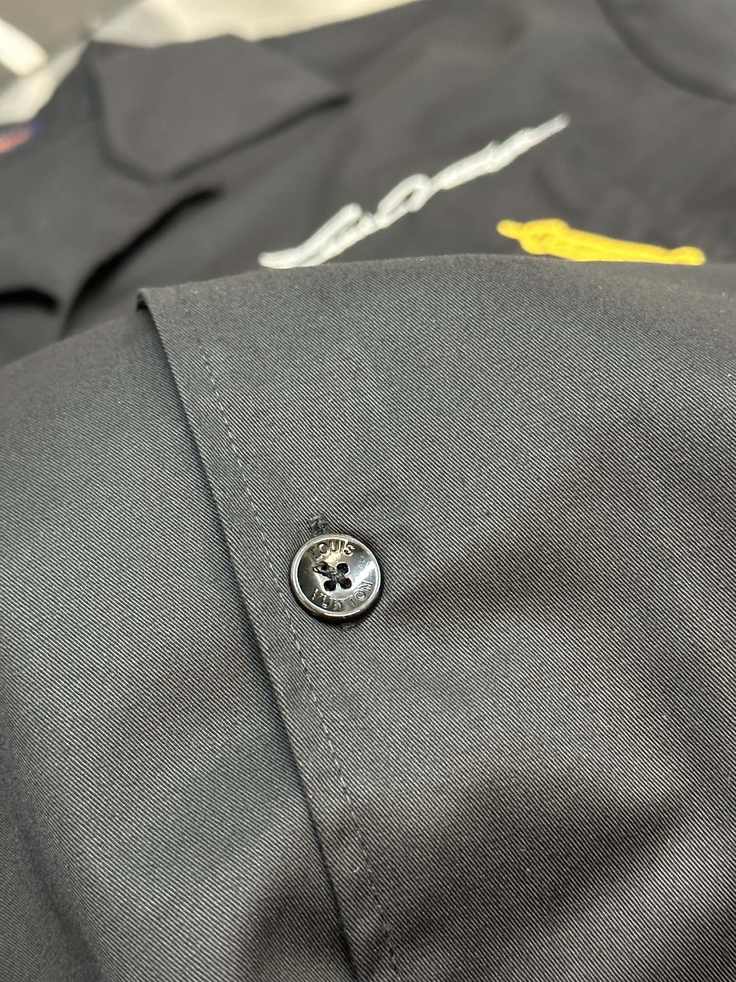 Louis Vuitton Iron Tower embroidered monogrammed shirt